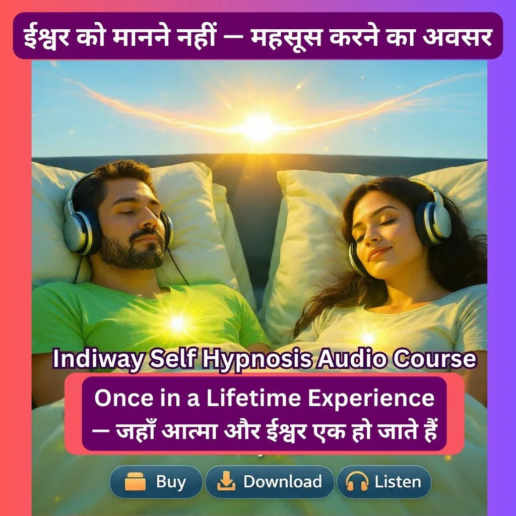 अपनी आत्मा को परमात्मा से जोड़ें - Indiway Self Hypnosis Course for - Inner Soul & Universal Soul Connection For Everyone( Hindi ) - Indiway Self Hypnosis