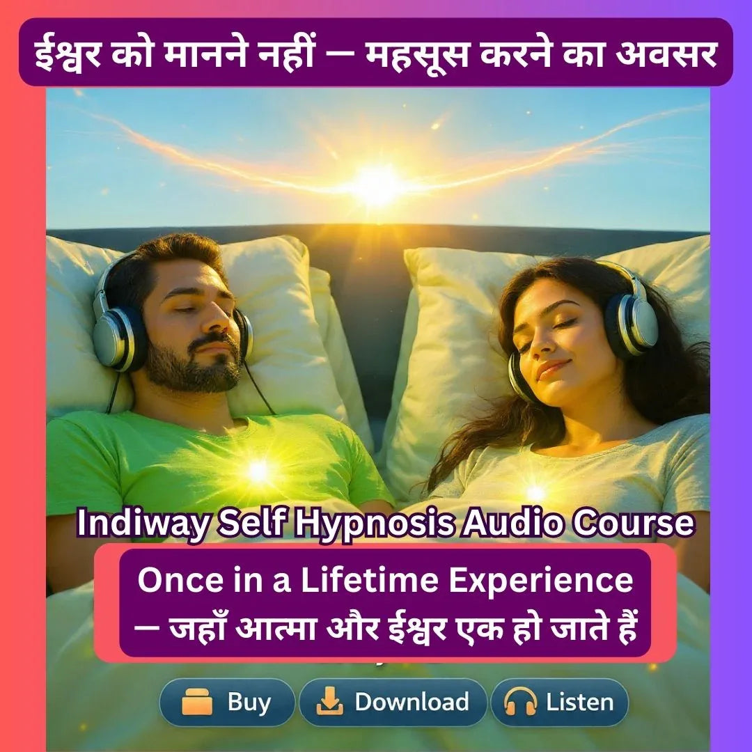 अपनी आत्मा को परमात्मा से जोड़ें - Indiway Self Hypnosis Course for - Inner Soul & Universal Soul Connection For Everyone( Hindi ) - Indiway Self Hypnosis
