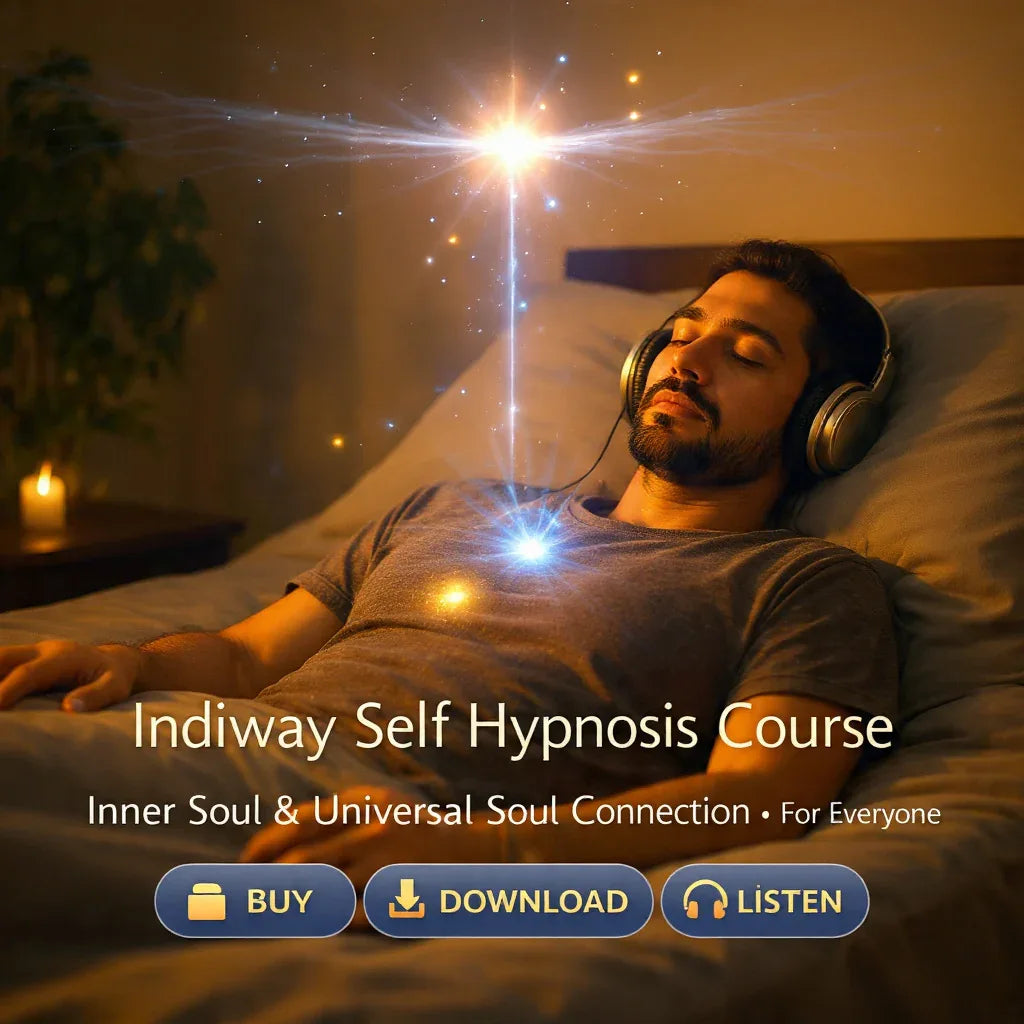 अपनी आत्मा को परमात्मा से जोड़ें - Indiway Self Hypnosis Course for - Inner Soul & Universal Soul Connection For Everyone( Hindi ) - Indiway Self Hypnosis