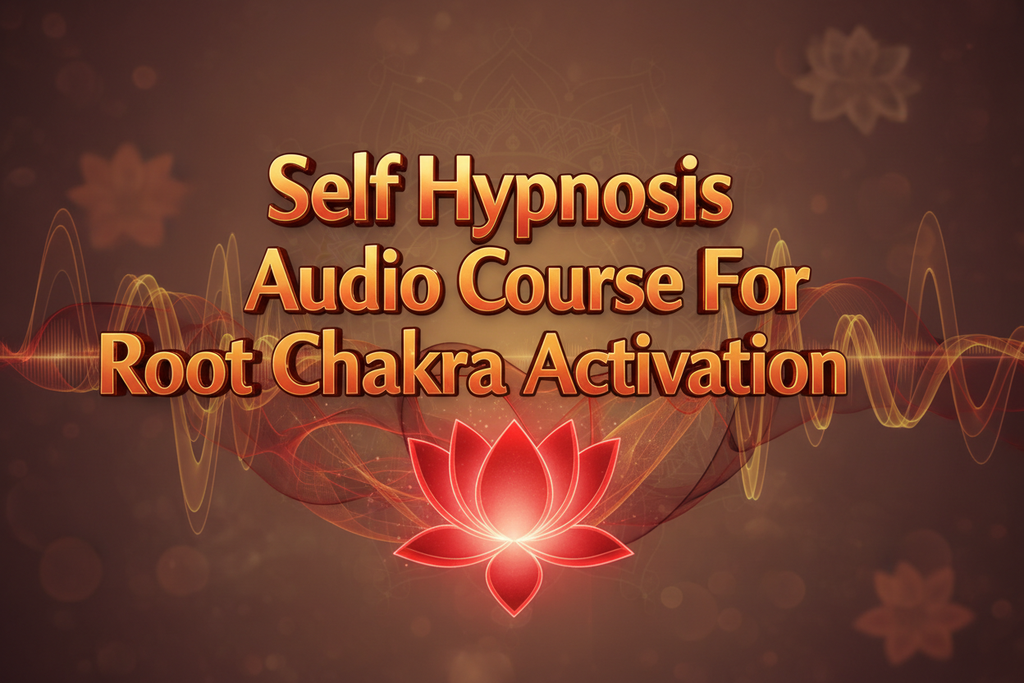 create 3d image with text - Self Hypnosis Audio Course For Root Chakra Activation 