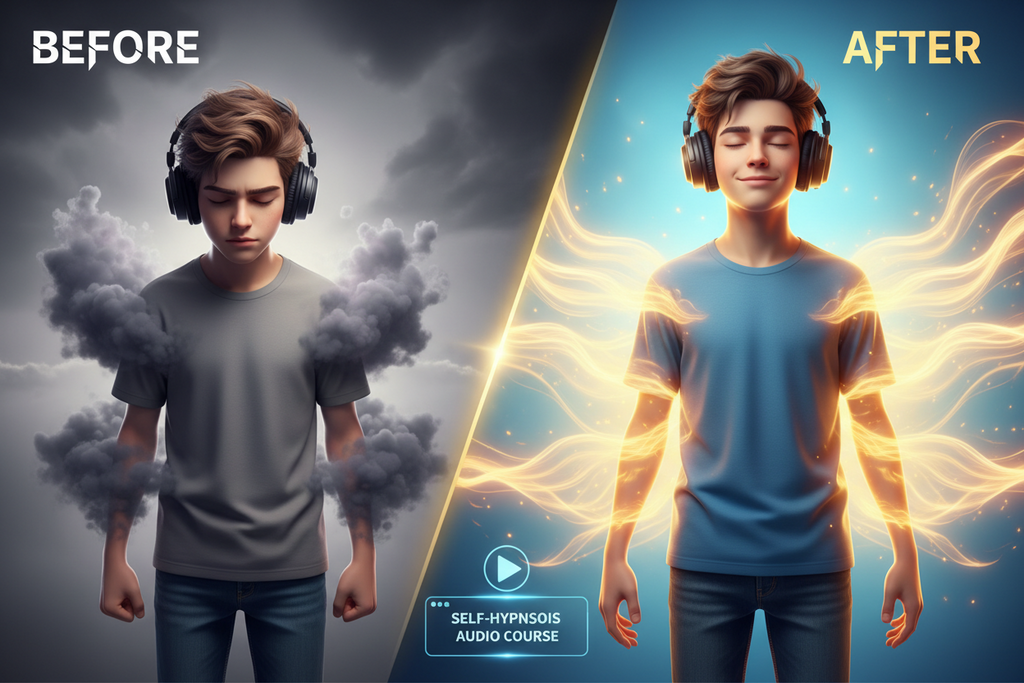 आज सिर्फ सुनो , बाकि माइंड पर छोड़ दो। Indiway Self Hypnosis Audio Course ( Trial ) @ Rs 1/- (हिंदी) - (10 मिनट में प्रभाव*) .